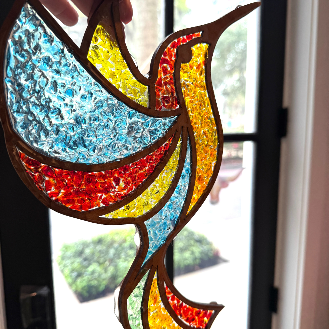 Hummingbird Glass & Resin DIY Kit