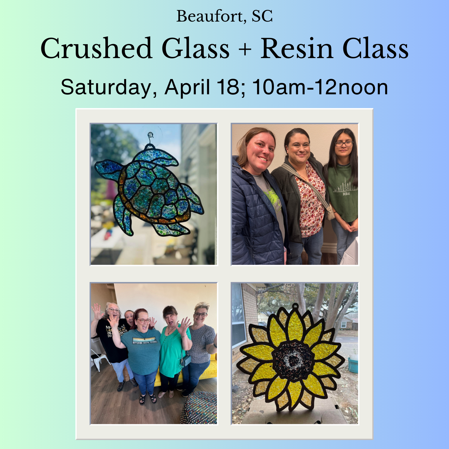 BEAUFORT- Saturday, April 18; 10am-12noon