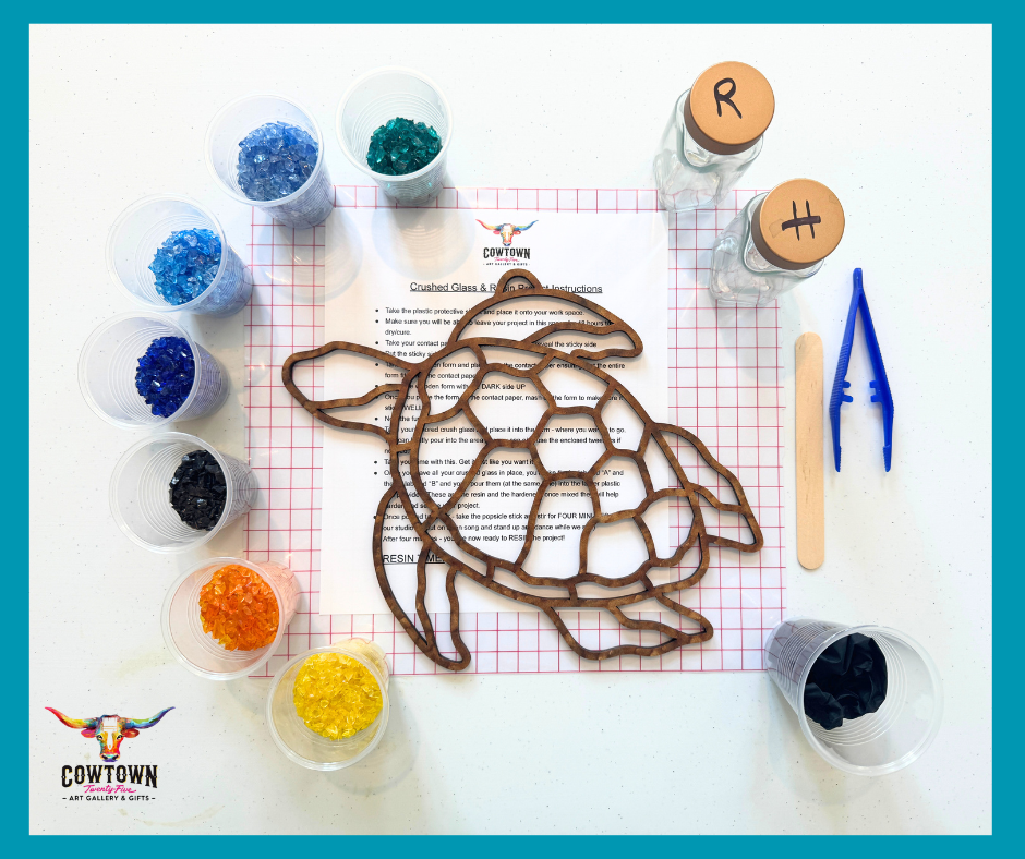Turtle Glass & Resin DIY kit