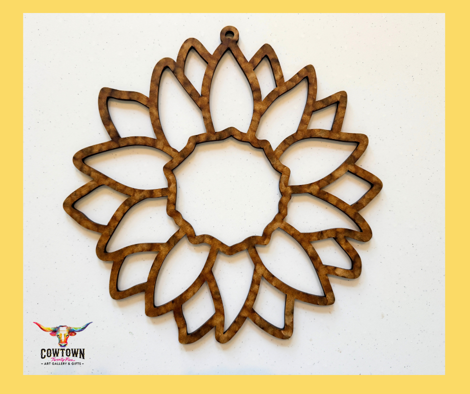 Sunflower Glass & Resin DIY Kit